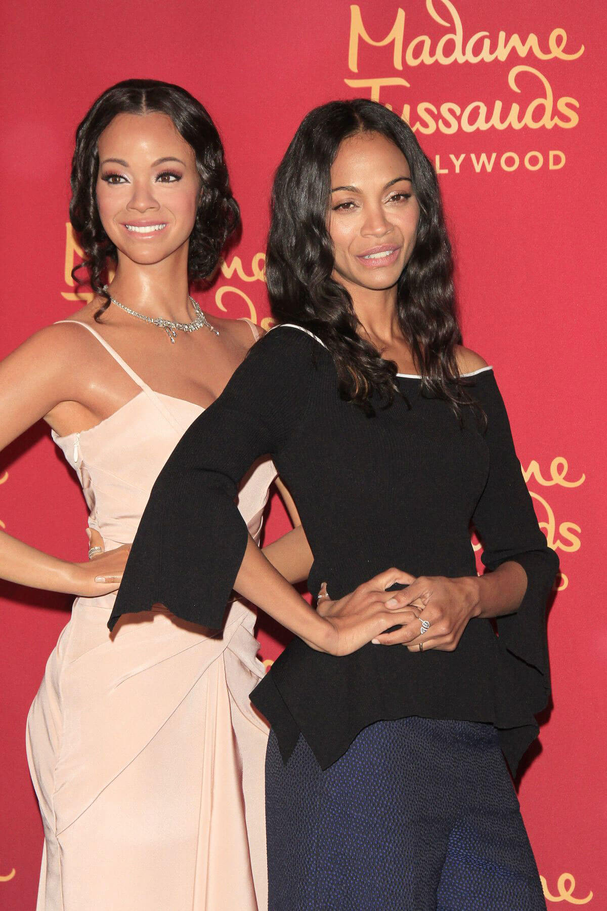 Zoe Saldana at Madame Tussaud