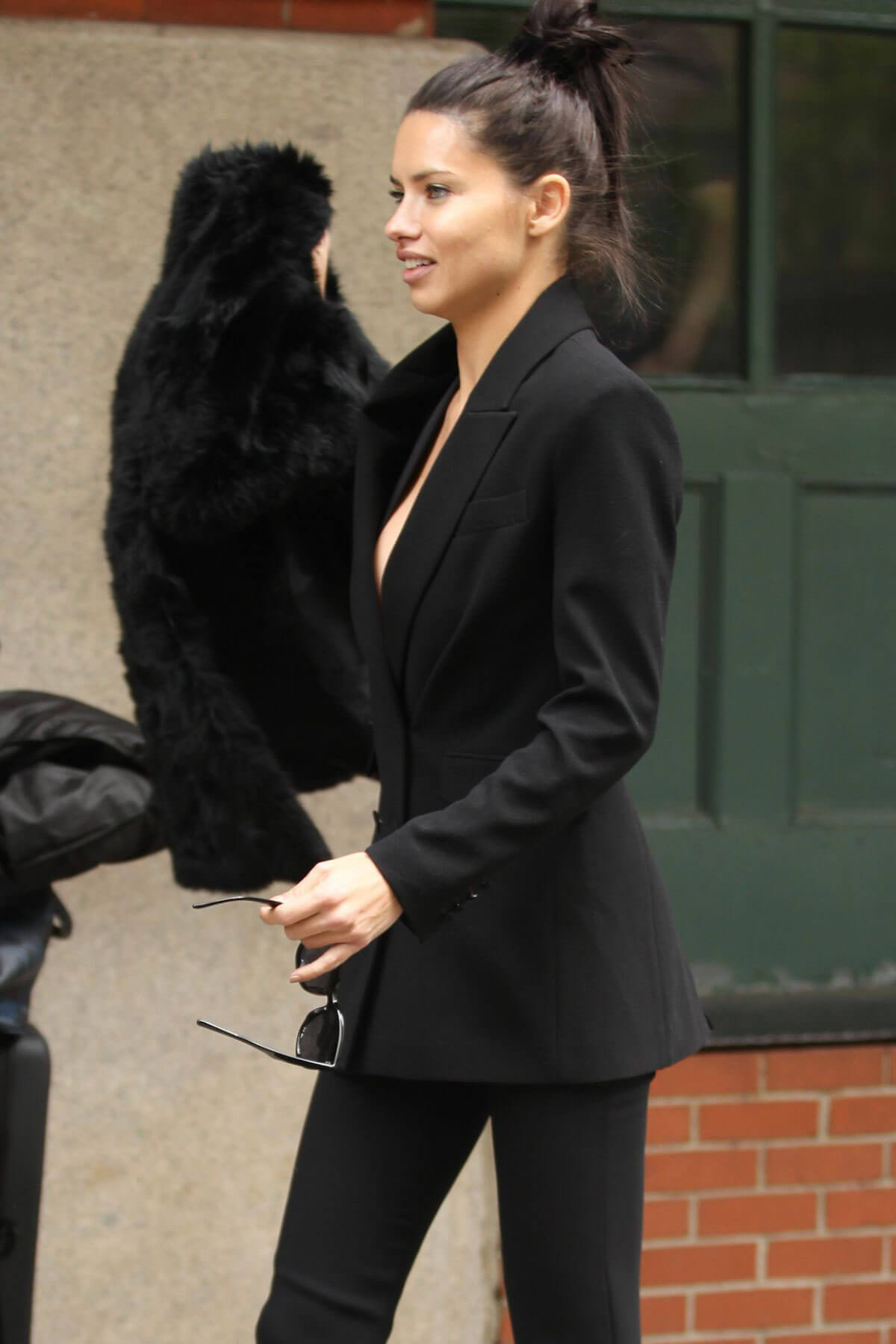 Adriana Lima Out and About in New York