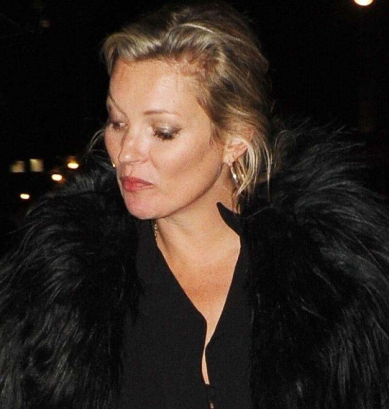 Kate Moss Stills Leaves Scott's Restaurant in London