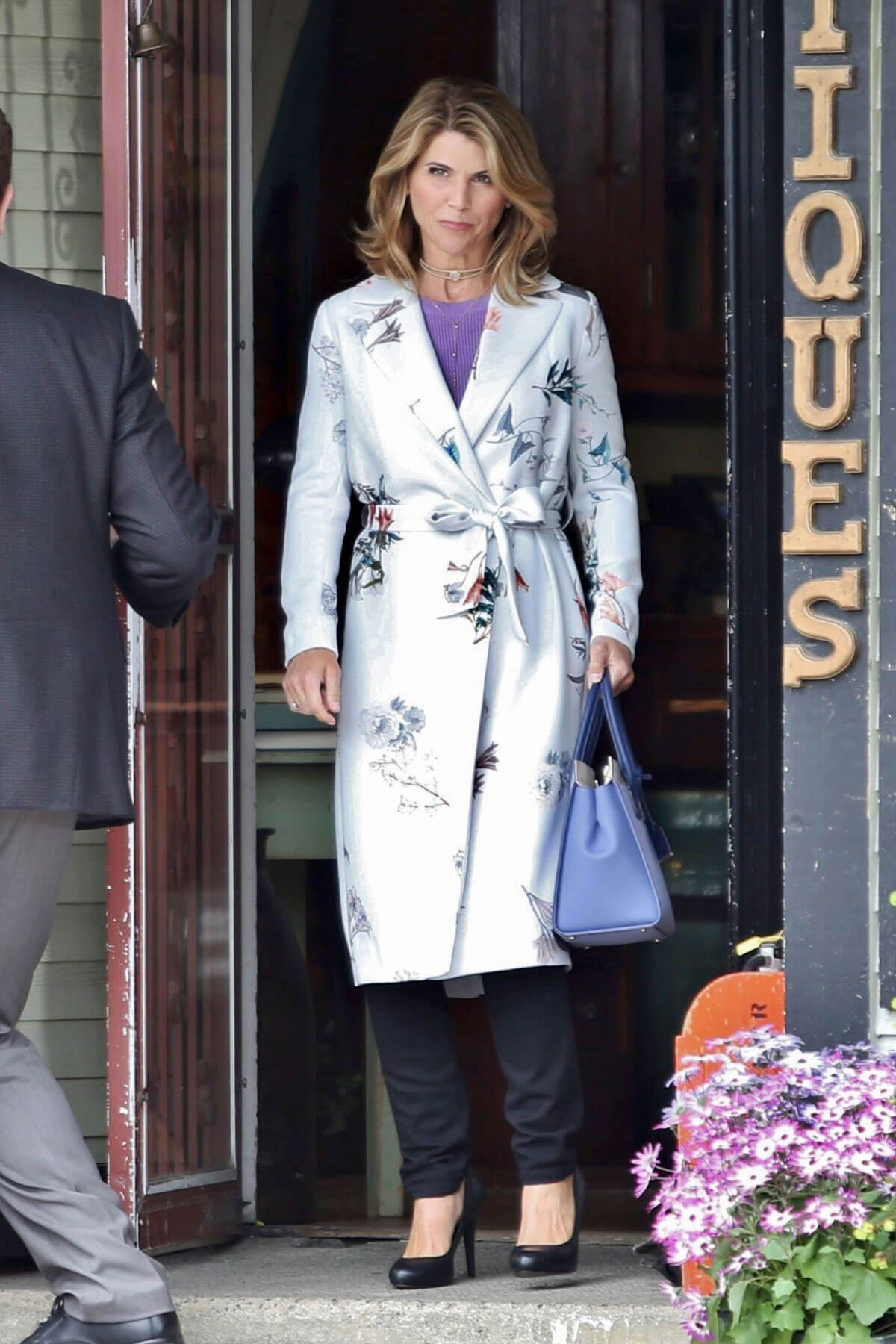 Lori Loughlin on the Set of Garage Sale Mystery in Vancouver