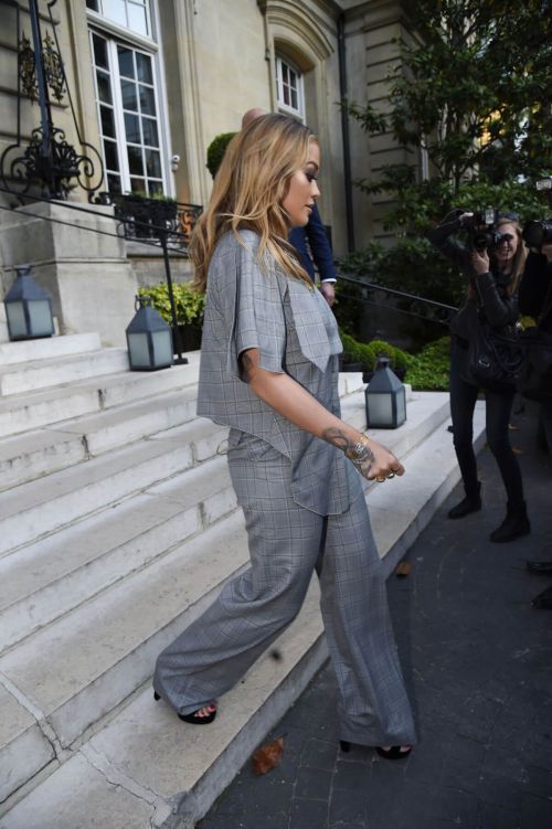 Rita Ora Leaves Her Hotel in Paris 3