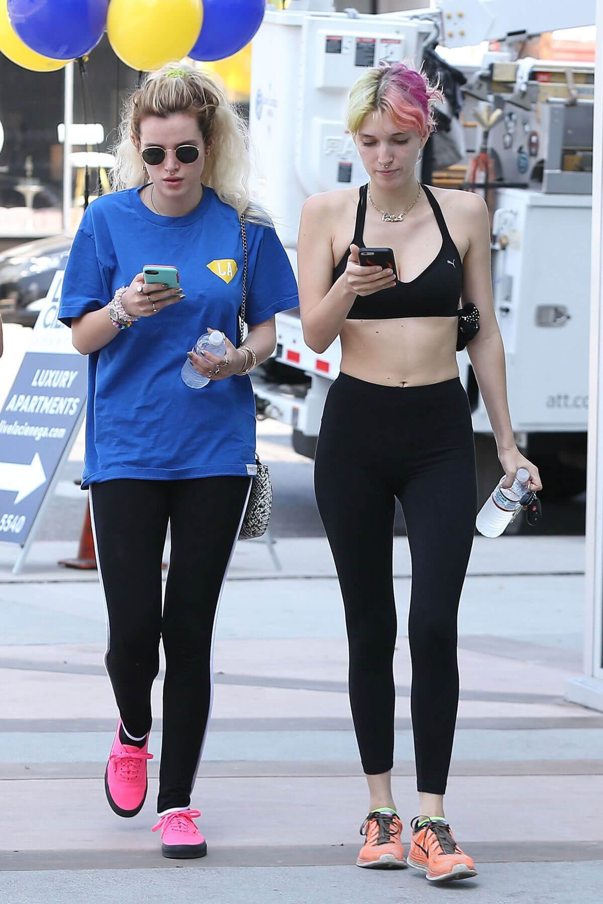 Bella Thorne and Dani Thorne Leaves a Gym in Los Angeles 16