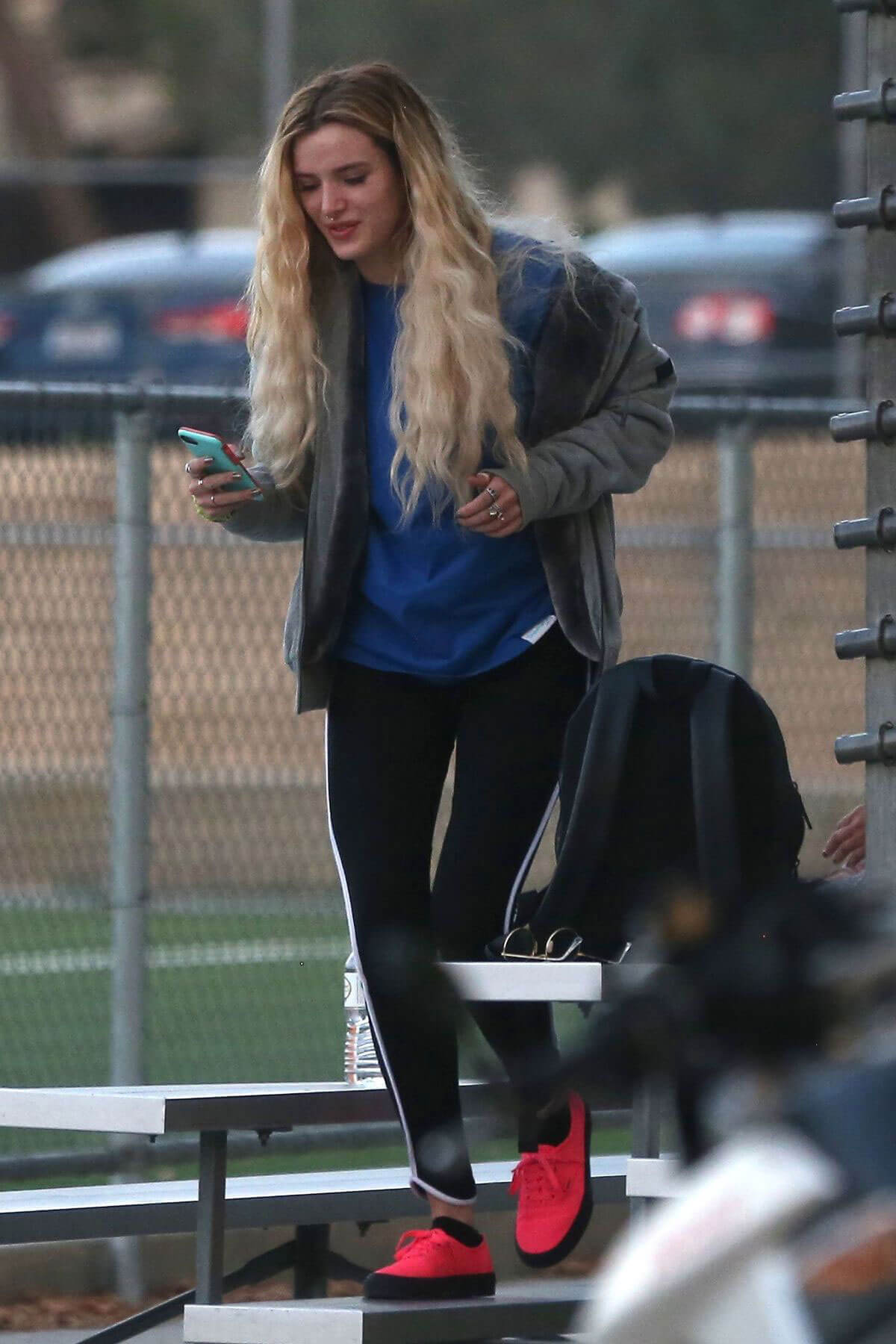 Bella Thorne at Her Ex Boyfriends Soccer Game in Los Angeles 4