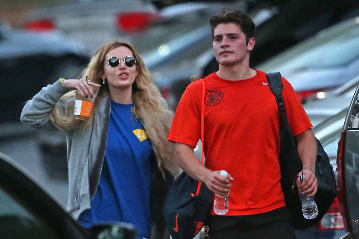 Bella Thorne at Her Ex Boyfriends Soccer Game in Los Angeles 6