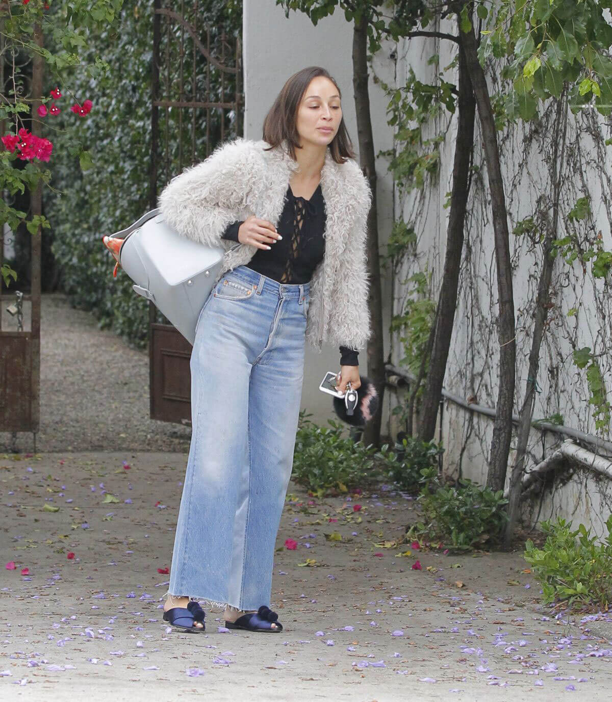 Cara Santana Walks Her Dogs Out in Beverly Hills