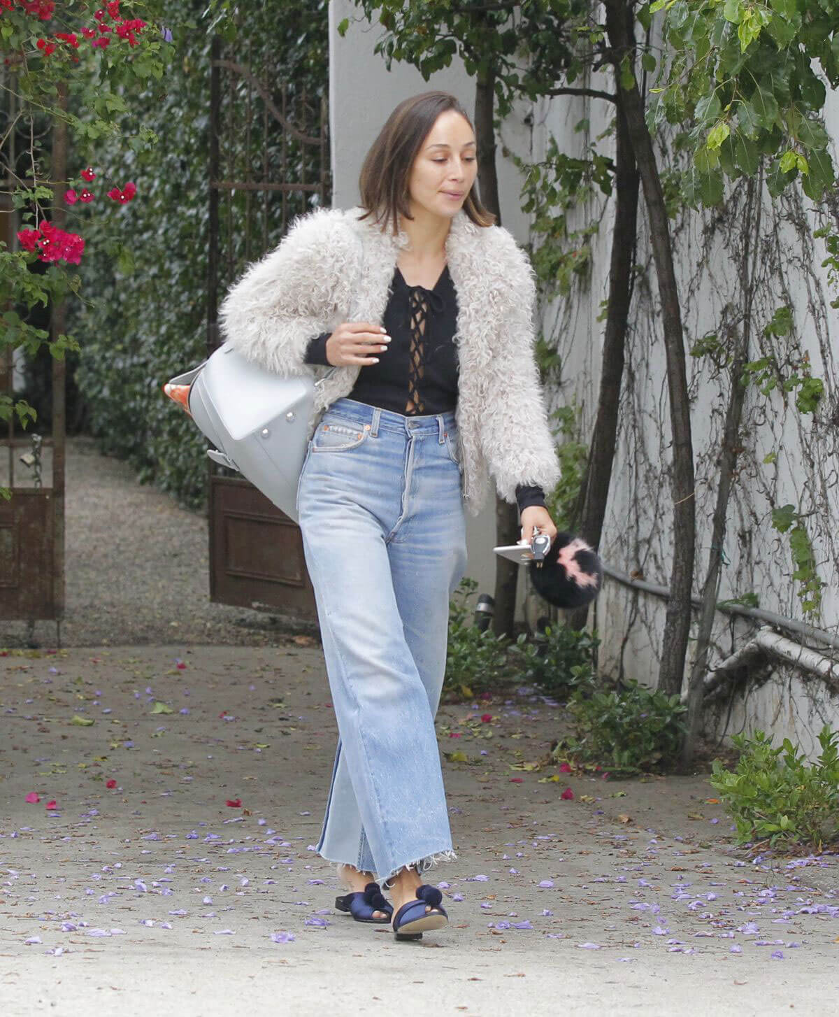 Cara Santana Walks Her Dogs Out in Beverly Hills 7