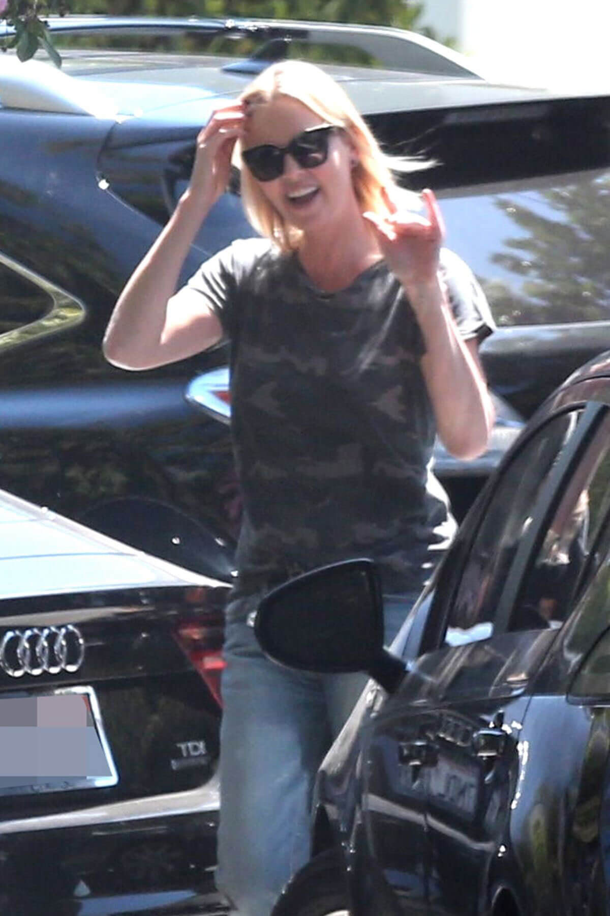 Charlize Theron Out and About in Los Angeles