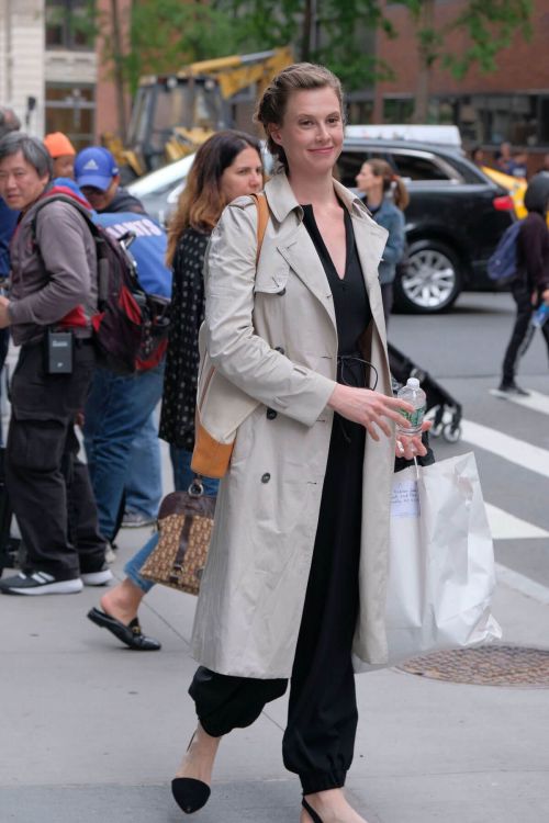 Elettra Rossellini Wiedemann Leaves AOL Studio in New York 1