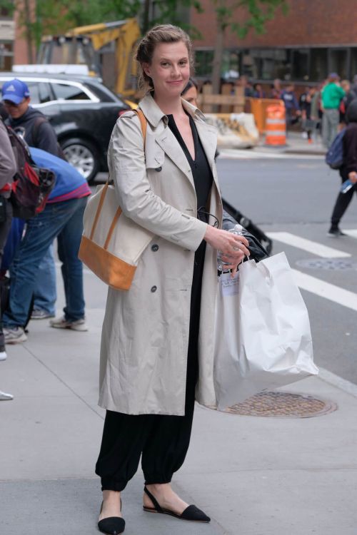 Elettra Rossellini Wiedemann Leaves AOL Studio in New York 2