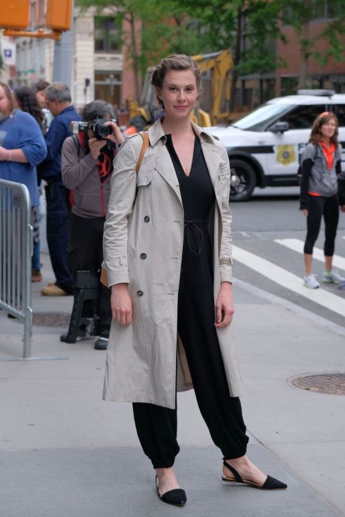 Elettra Rossellini Wiedemann Leaves AOL Studio in New York 3