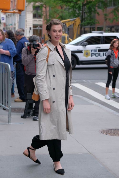 Elettra Rossellini Wiedemann Leaves AOL Studio in New York 4
