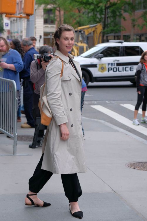 Elettra Rossellini Wiedemann Leaves AOL Studio in New York 5