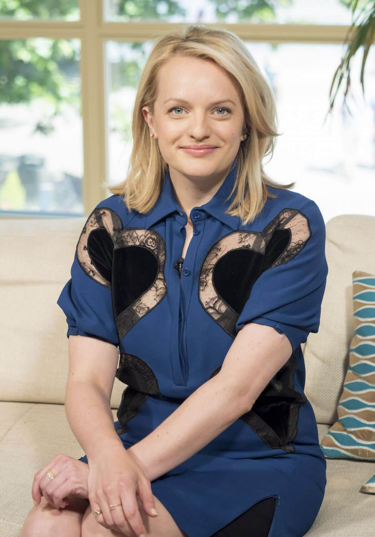Elisabeth Moss at This Morning TV Show in London