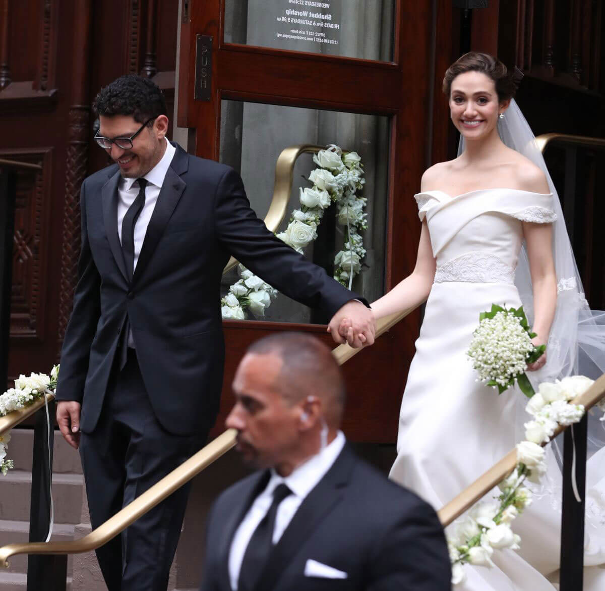 Emmy Rossum Marries Sam Esmail in New York City