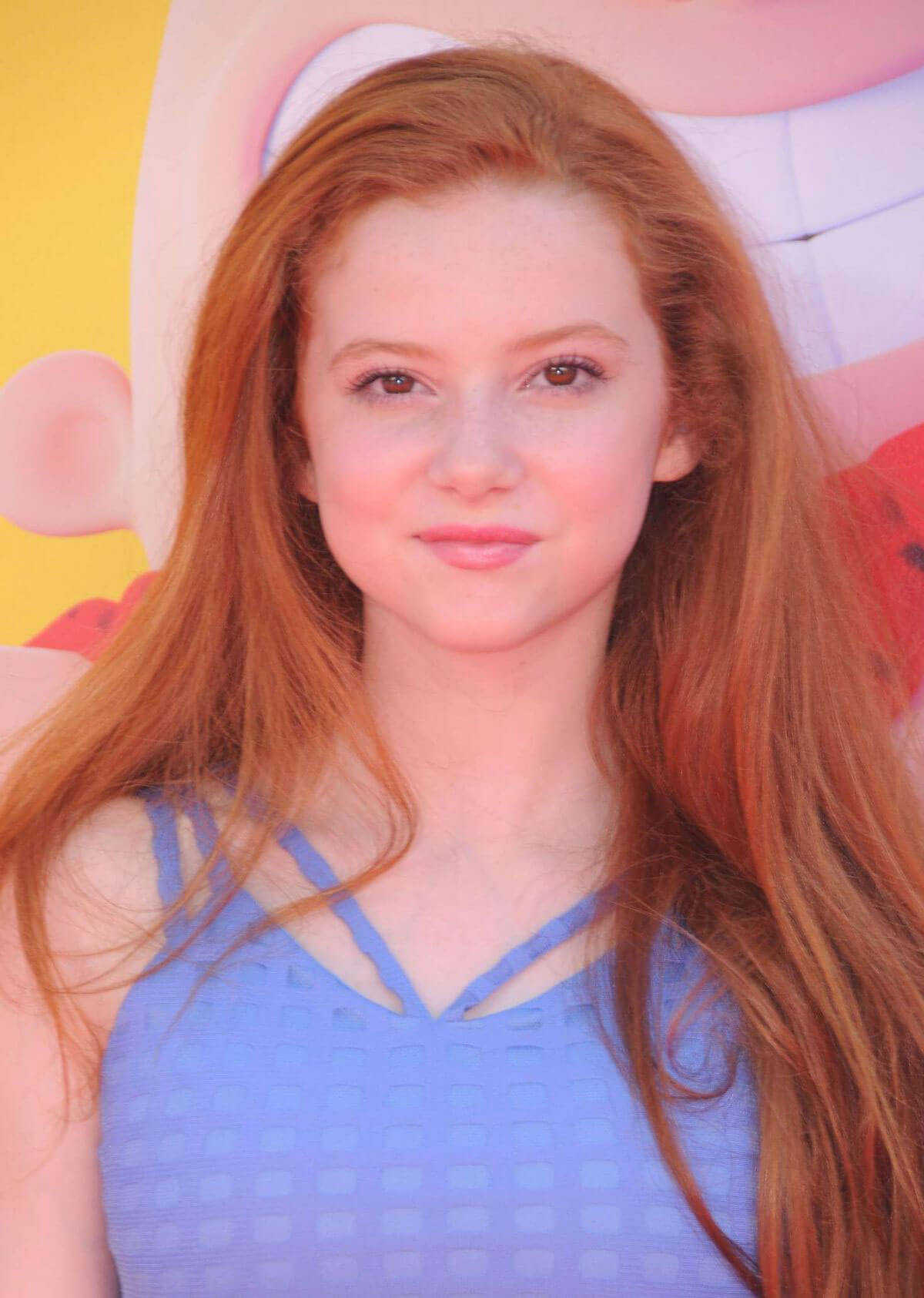 Francesca Capaldi at Captain Underpants Premiere in Los Angeles