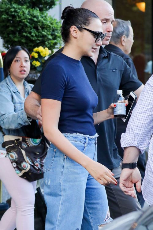 Gal Gadot Leaves Her Hotel in New York 6