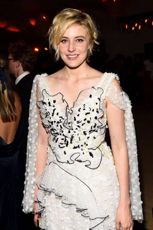 Greta Gerwig at Hollywood Foreign Press Association