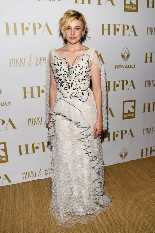 Greta Gerwig at Hollywood Foreign Press Association