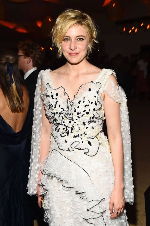 Greta Gerwig at Hollywood Foreign Press Association