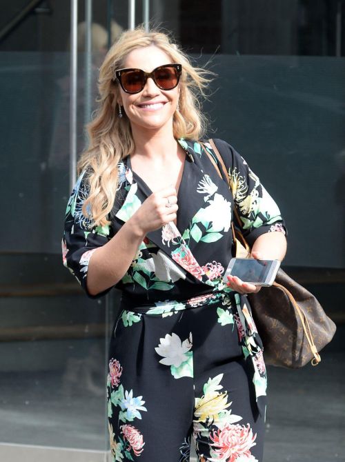 Heidi Range Leaves AOL Studio in London 2