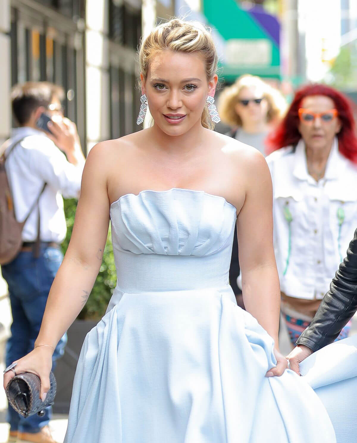 Hilary Duff on the Set of Younger in New York