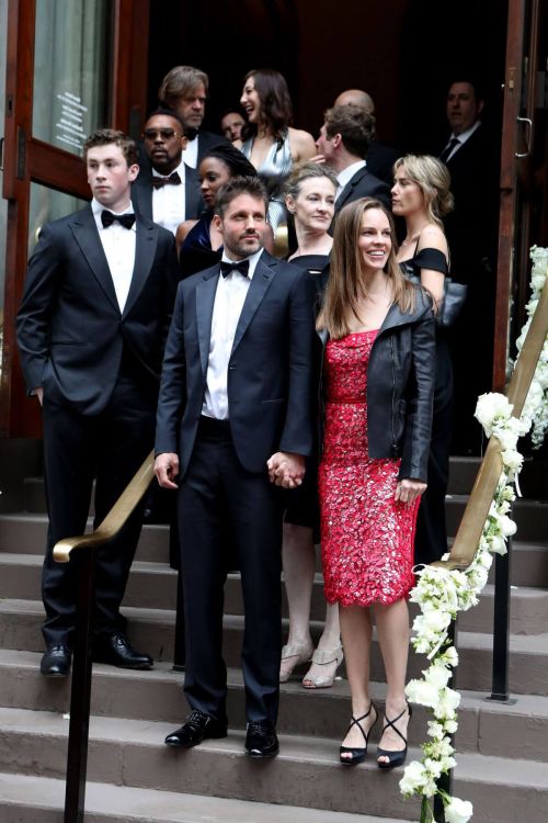 Hilary Swank at Emmy Rossum