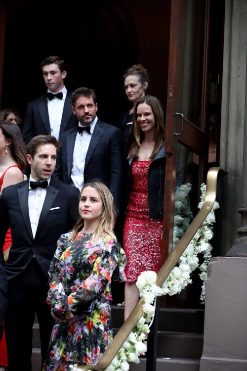 Hilary Swank at Emmy Rossum