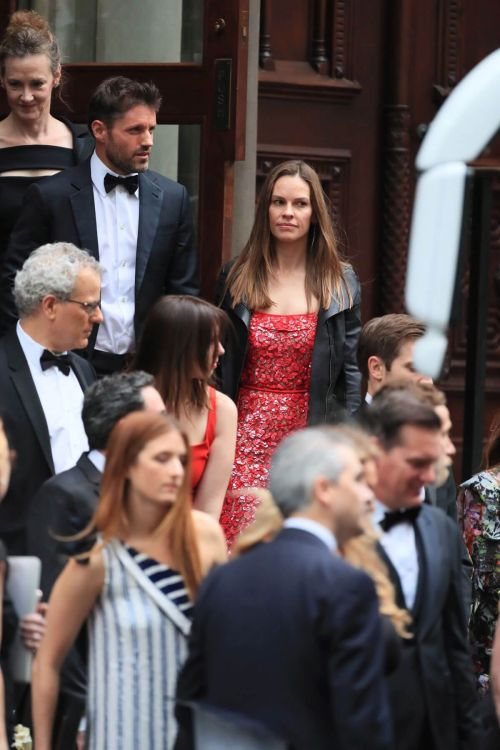 Hilary Swank at Emmy Rossum