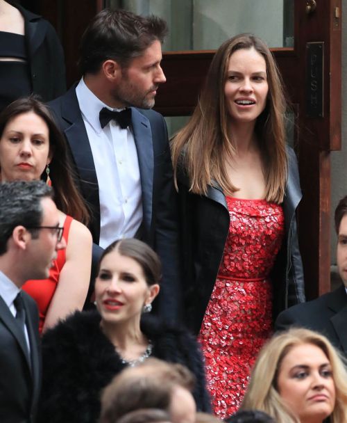 Hilary Swank at Emmy Rossum