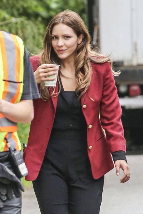 Katharine McPhee on the Set of The Lost Wife of Robert Durst in Vancouver 2
