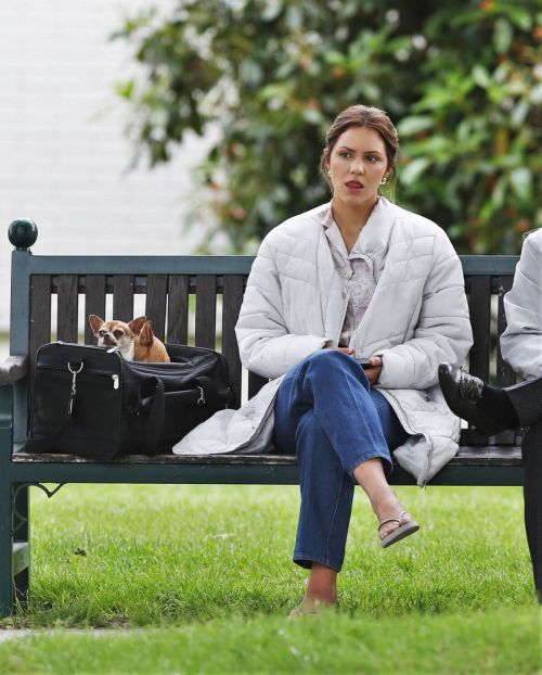 Katharine McPhee on the Set of The Lost Wife of Robert Durst in Vancouver 24
