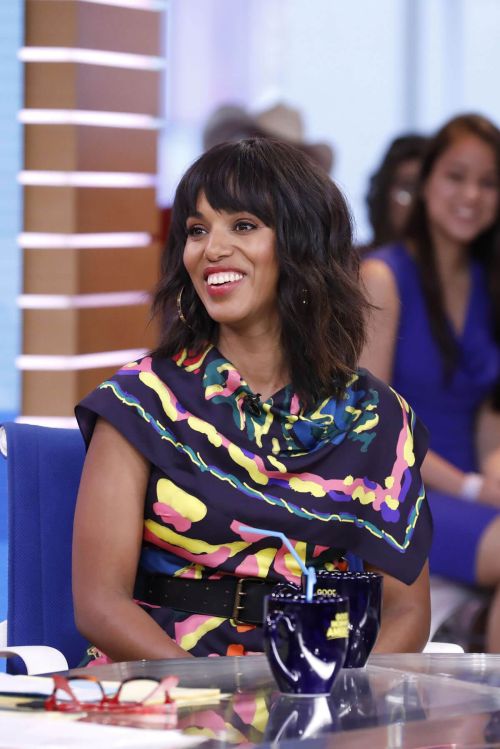 Kerry Washington on the Set of Good Morning America 3