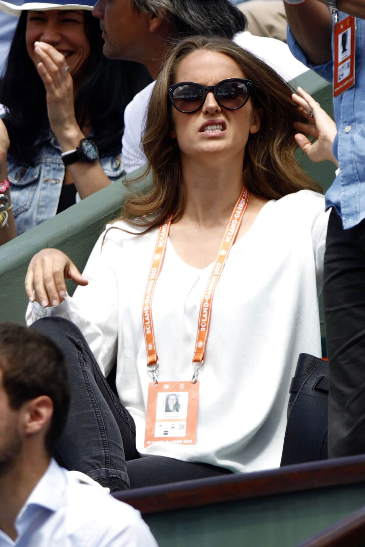 Kim Sears at 2017 French Open Roland Garros in Paris