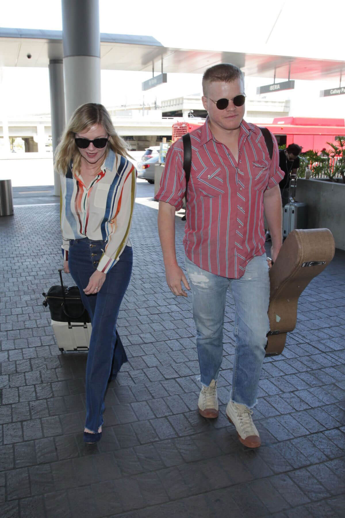 Kirsten Dunst at LAX Airport in Los Angeles