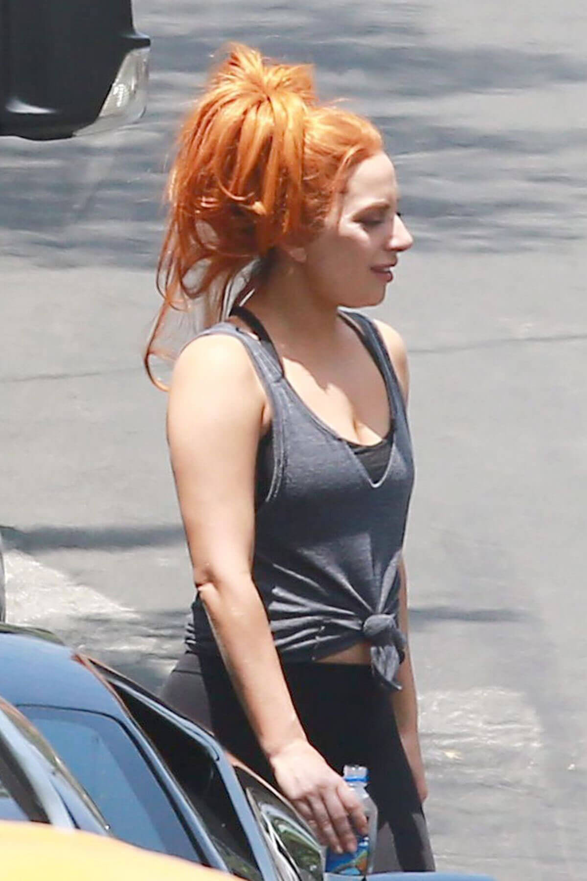 Lady Gaga on the Set of A Star is Born in Silver Lake