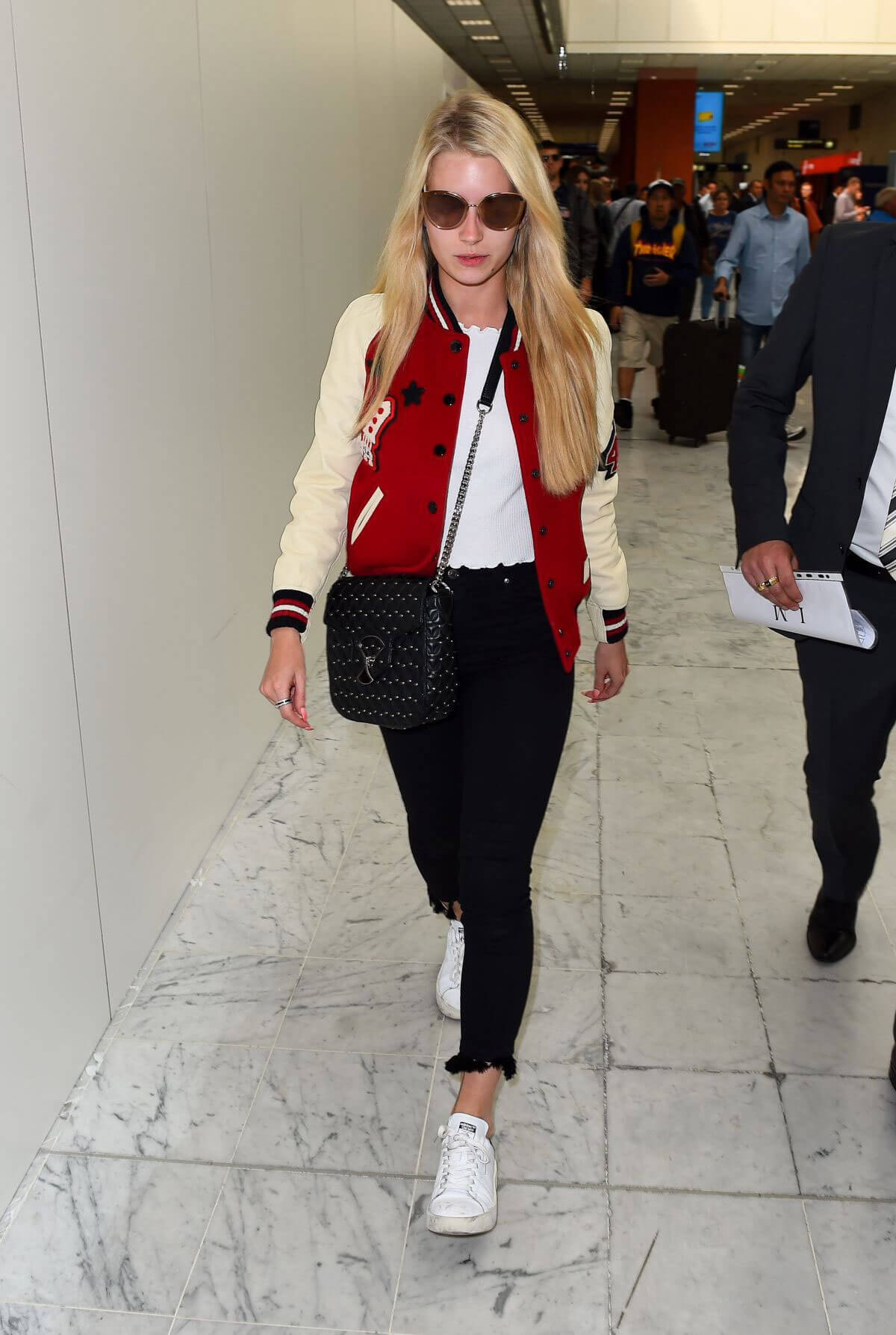 Lottie Moss Arrives at Airport in Nice