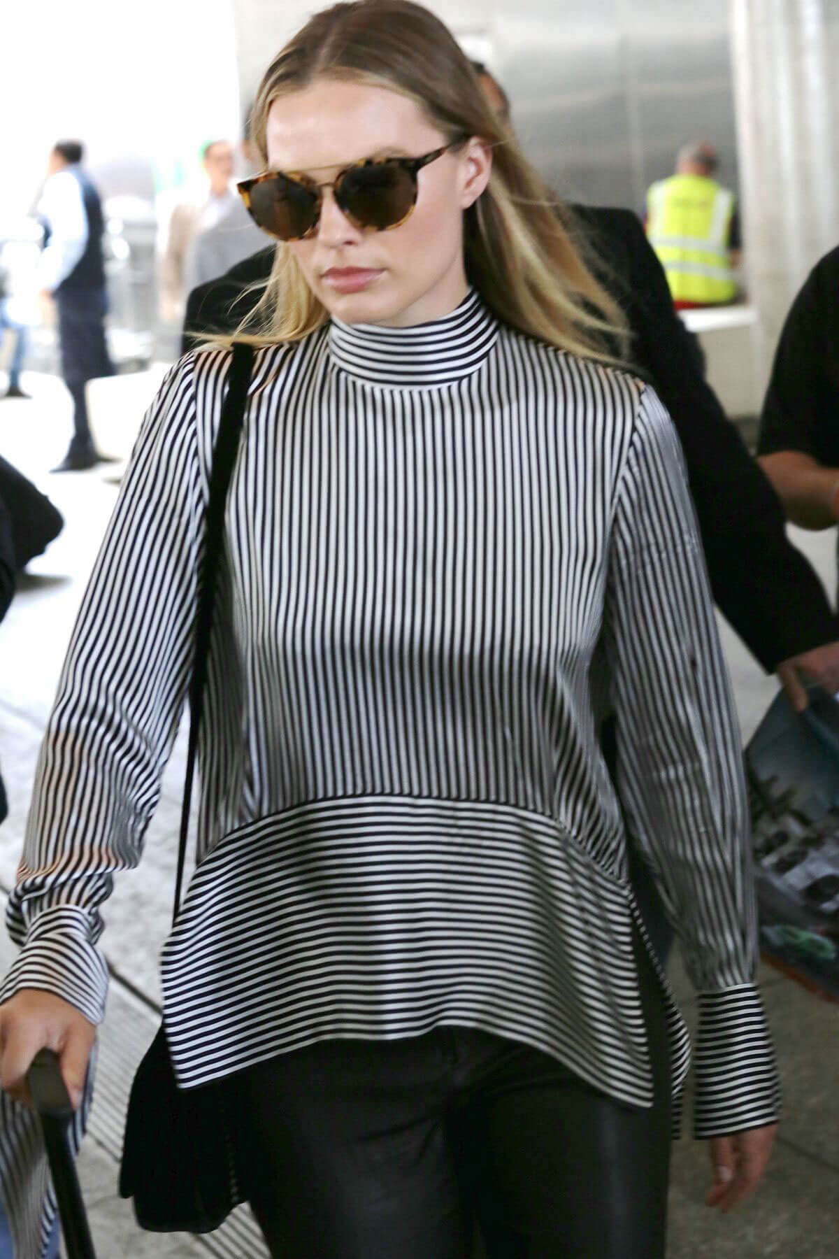 Margot Robbie at LAX Airport in Los Angeles