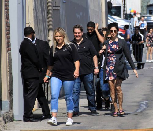 Sarah Silverman Arrives at Jimmy Kimmel Live in Hollywood 4