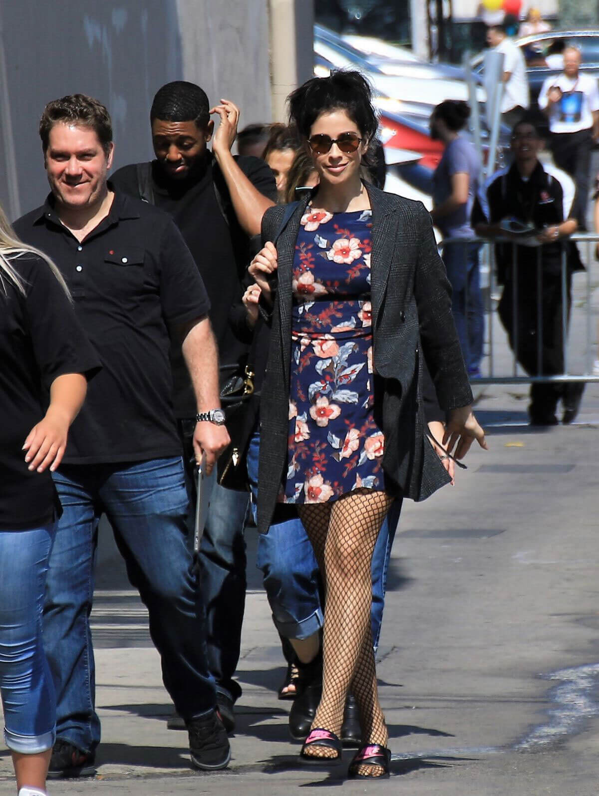 Sarah Silverman Arrives at Jimmy Kimmel Live in Hollywood 5