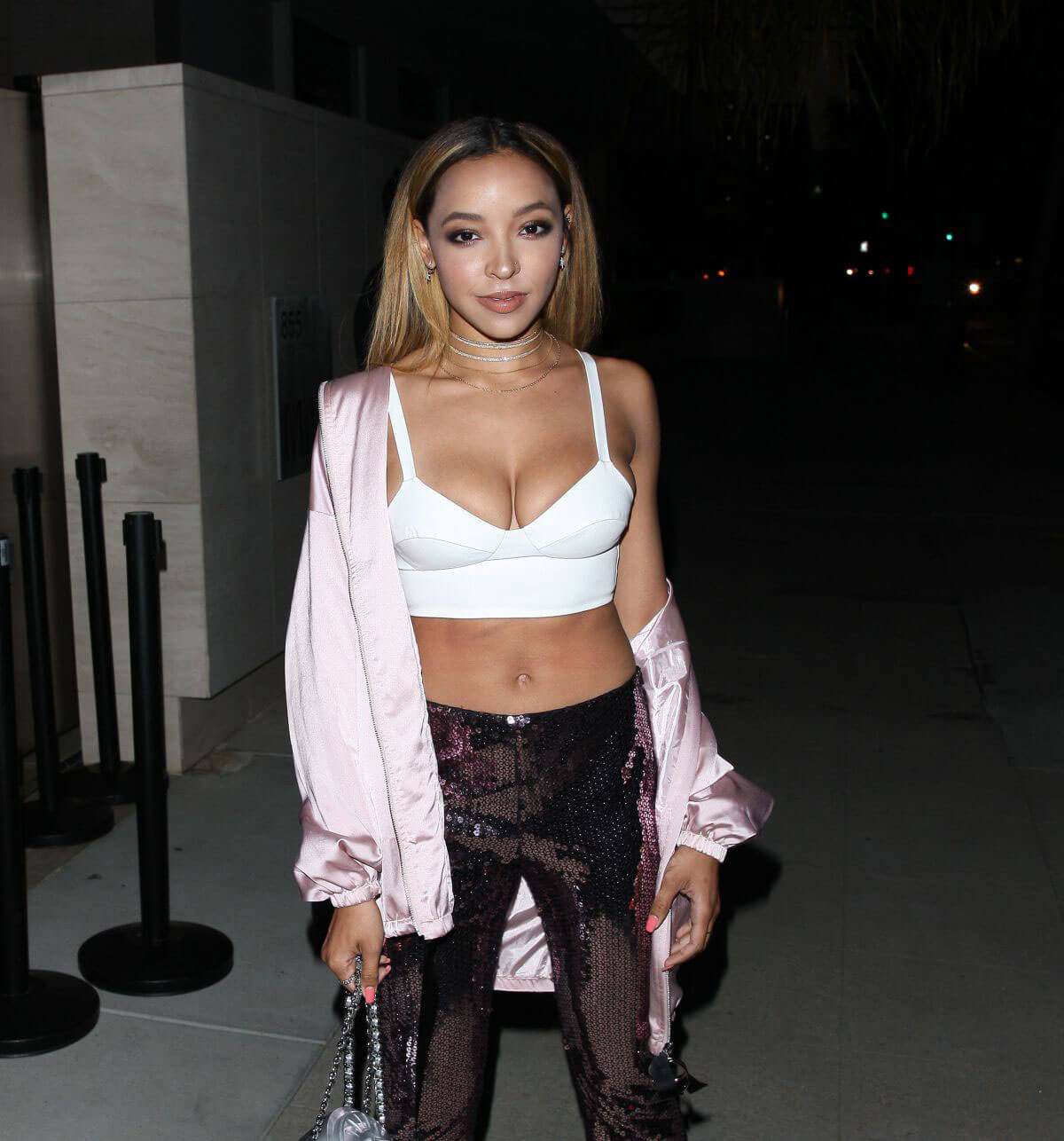 Tinashe Arrives at Moschino Spring Summer Party 2