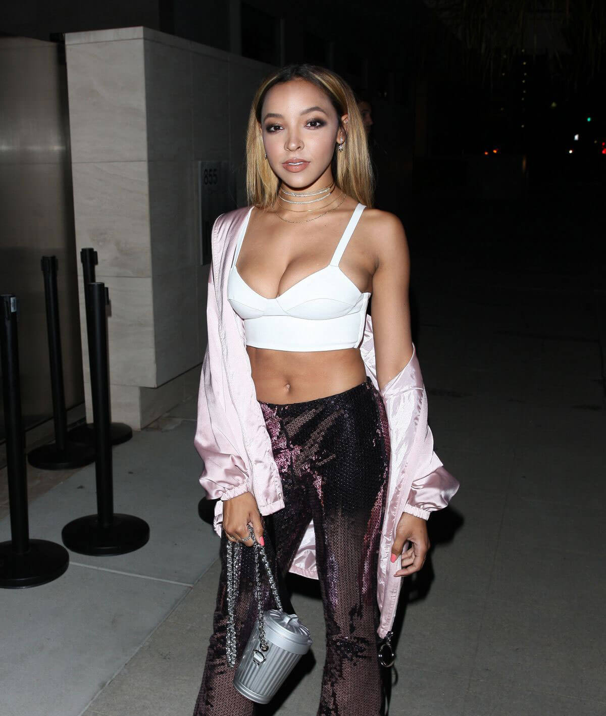 Tinashe Arrives at Moschino Spring Summer Party 4
