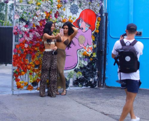 Abigail Ratchford and Gemma Lee Farrell Filming at Wynwood Walls in Los Angeles 6