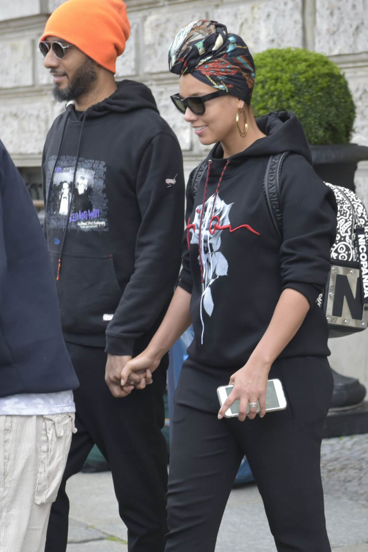 Alicia Keys Stills Leaves Hotel De Rome in Berlin