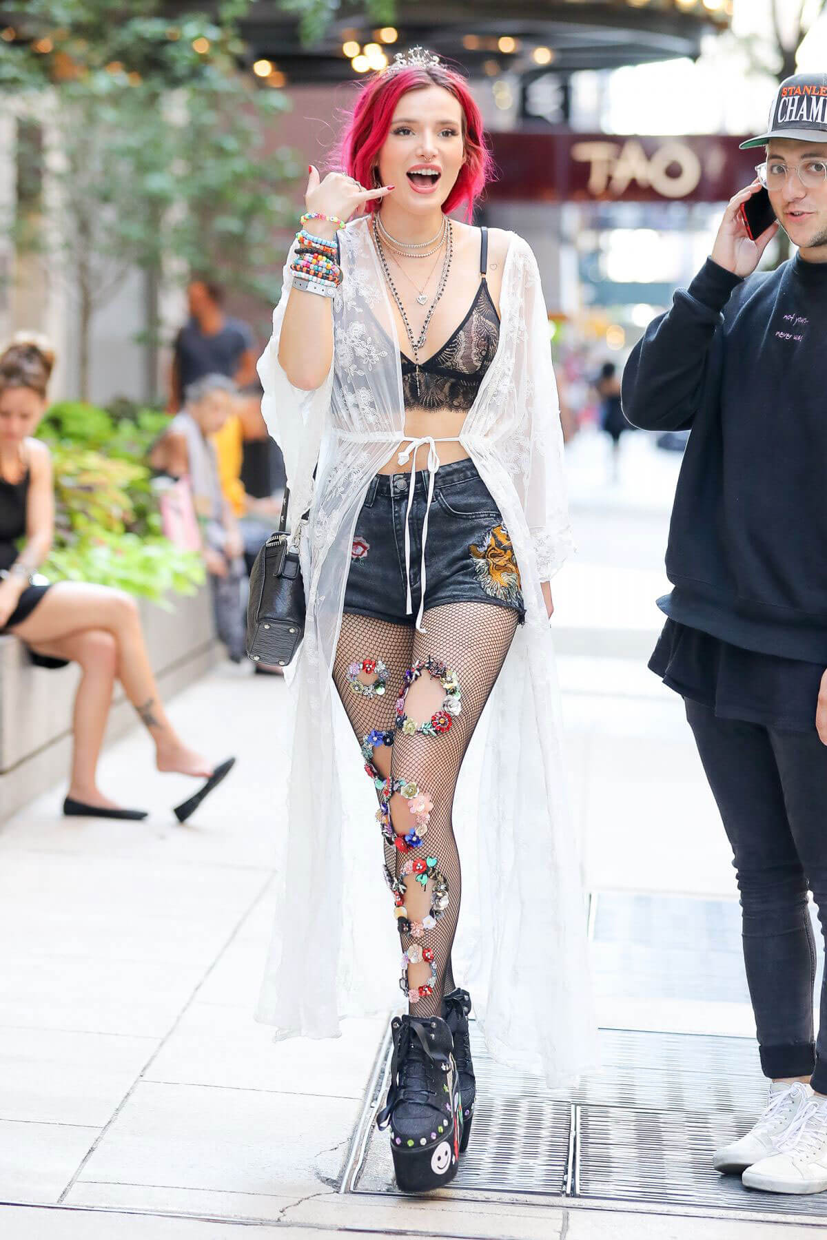 Bella Thorne and Prince Fox Stills Out in New York 12