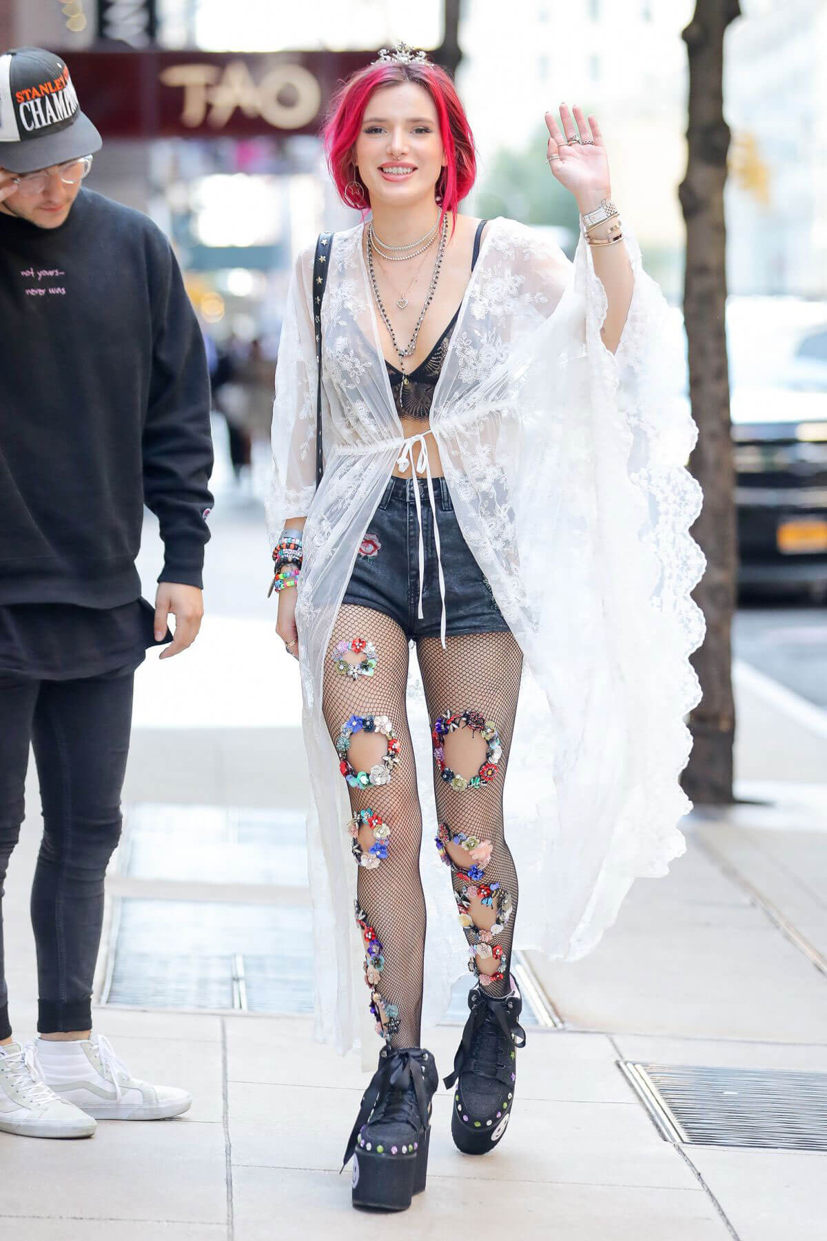 Bella Thorne and Prince Fox Stills Out in New York 15