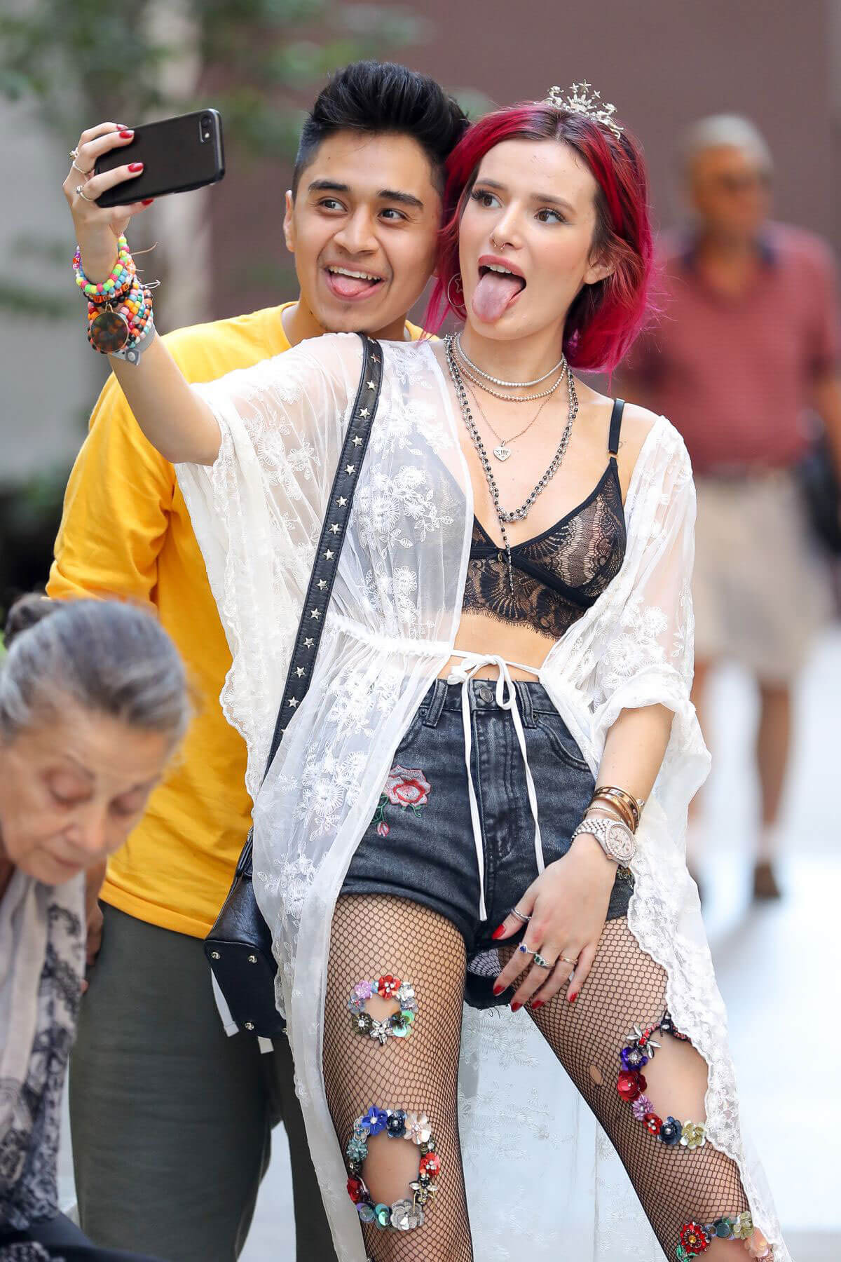 Bella Thorne and Prince Fox Stills Out in New York 20