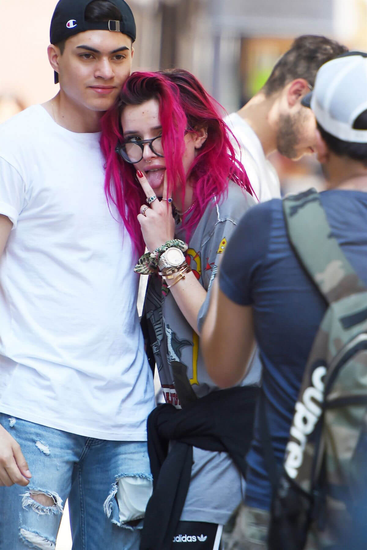 Bella Thorne and Prince Fox Stills Out in New York 33