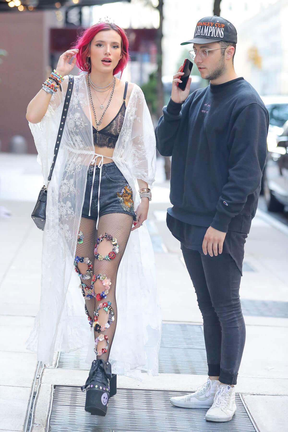 Bella Thorne and Prince Fox Stills Out in New York 9