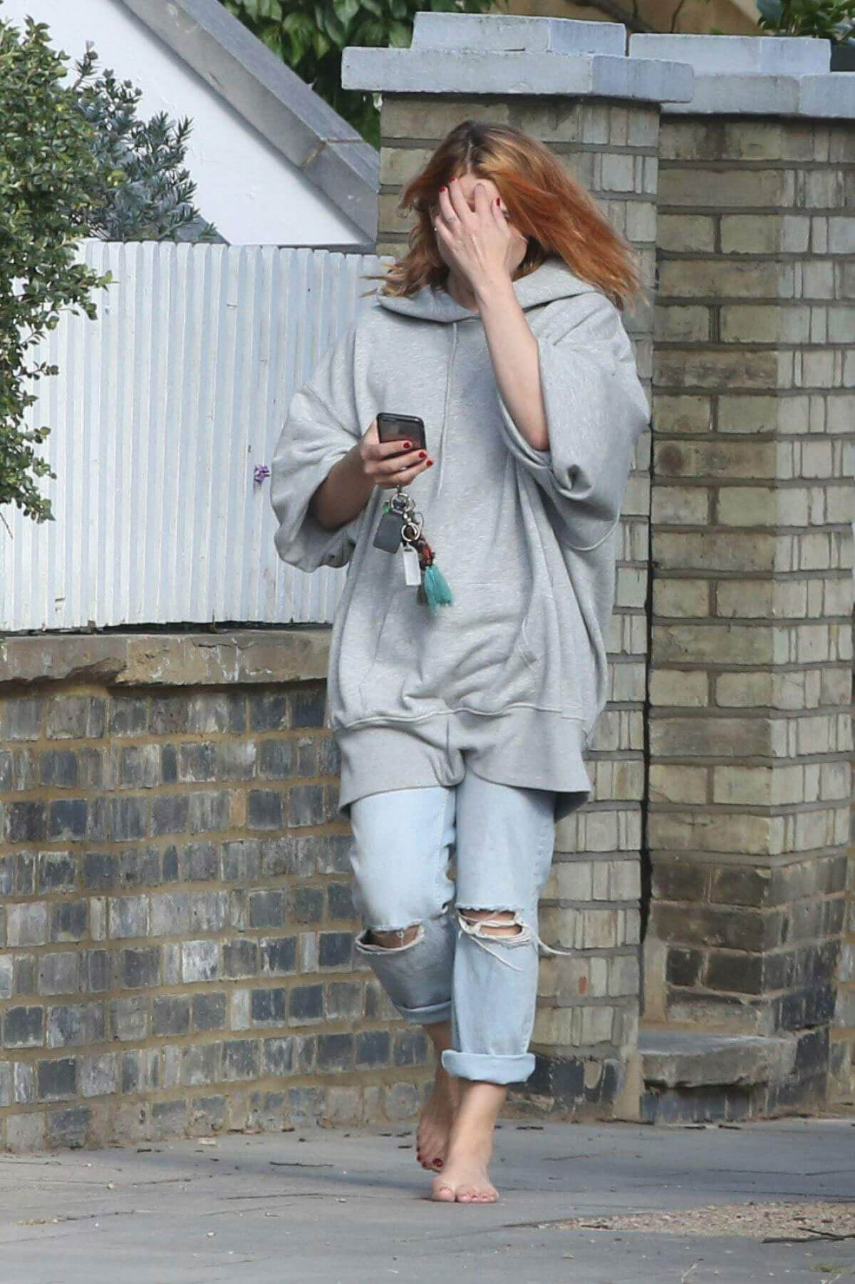 Billie Piper Stills Out and About in London