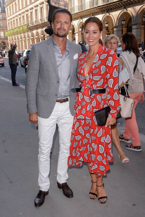Brooke Burke Stills at Christian Dior Show at Haute Couture Fashion Week in Paris 2